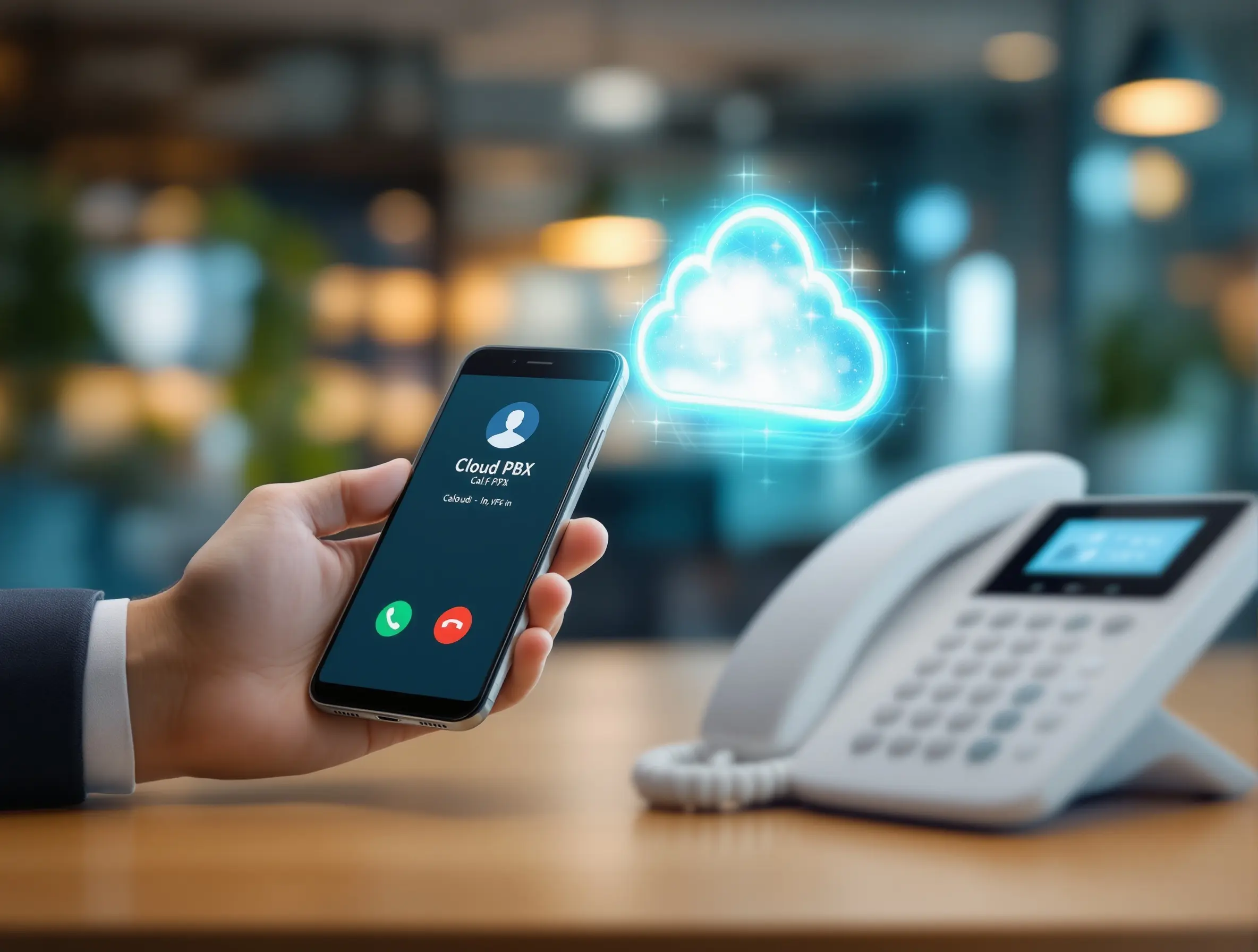OGクラウドPBX スマートフォンと電話機のクラウド連携